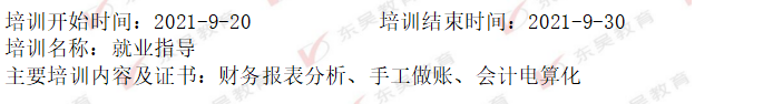 培訓經歷